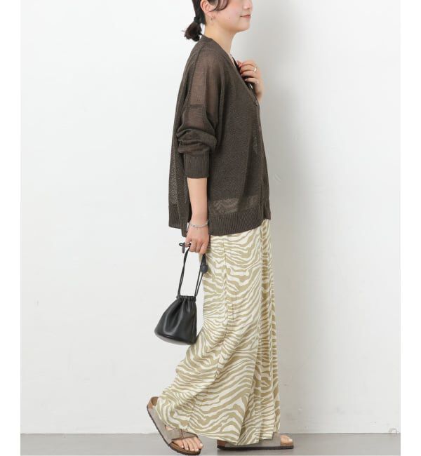 JOURNAL STANDARD relume「《追加2》PEリネンルーズVカーディガン」|カーディガン|