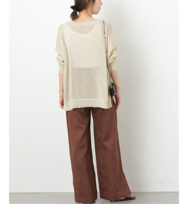 JOURNAL STANDARD relume「《追加2》PEリネンルーズVカーディガン」|カーディガン|