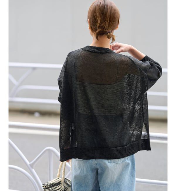 JOURNAL STANDARD relume「《追加2》PEリネンルーズVカーディガン」|カーディガン|