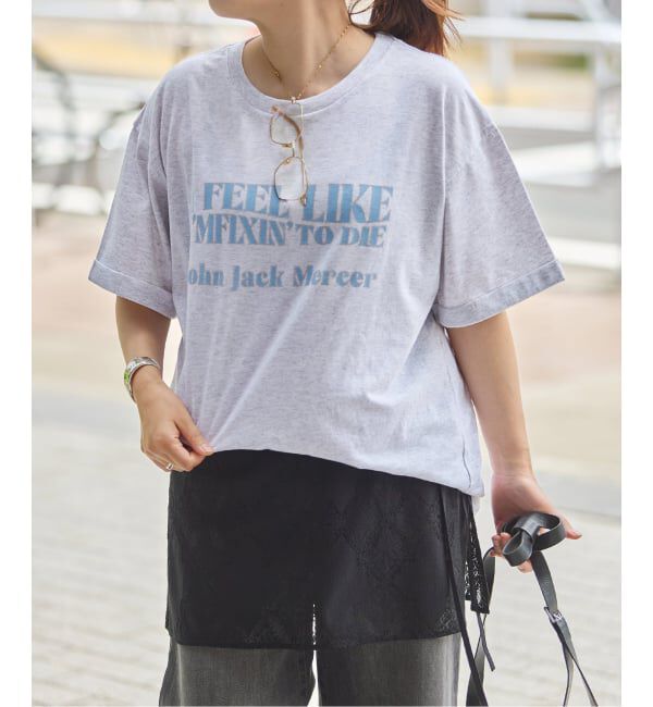 JOURNAL STANDARD「《予約》別注【J.J.Mercer / ジェイジェイマーサー】メランジTEE」|Tシャツ・カットソー|グレー
