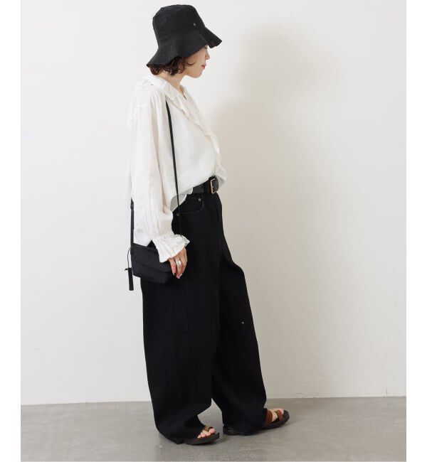 journal standard luxe「《追加予約》フレンチリネン フリルパフブラウス」|シャツ・ブラウス|