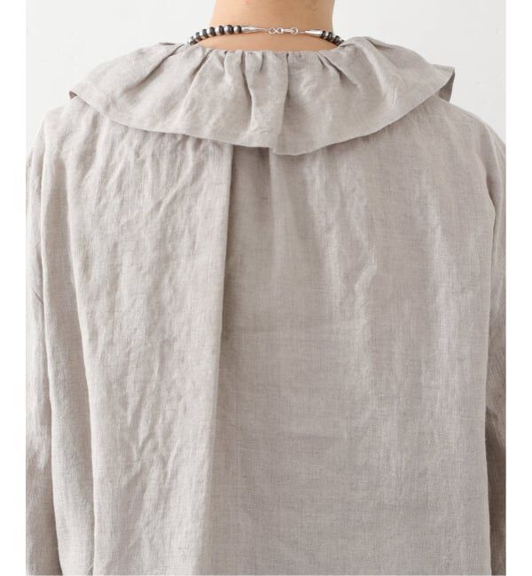 journal standard luxe「《追加予約》フレンチリネン フリルパフブラウス」|シャツ・ブラウス|
