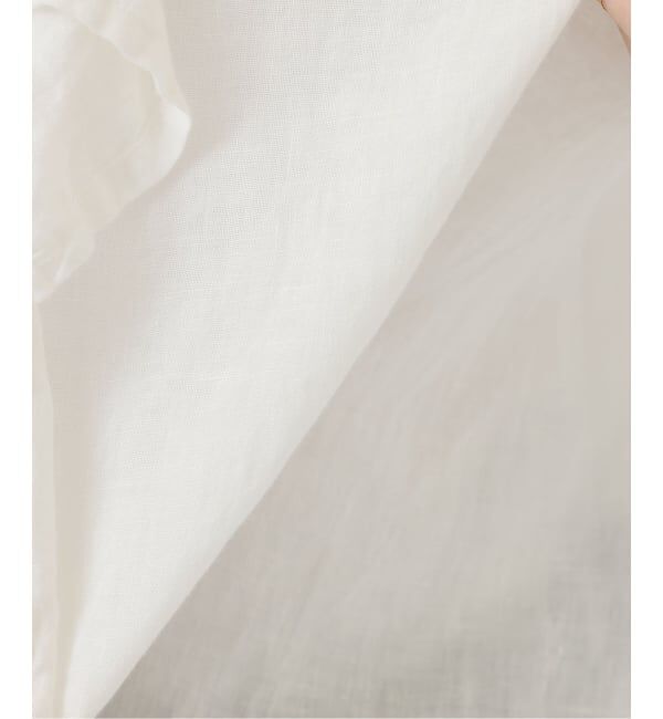 journal standard luxe「《追加予約》フレンチリネン フリルパフブラウス」|シャツ・ブラウス|