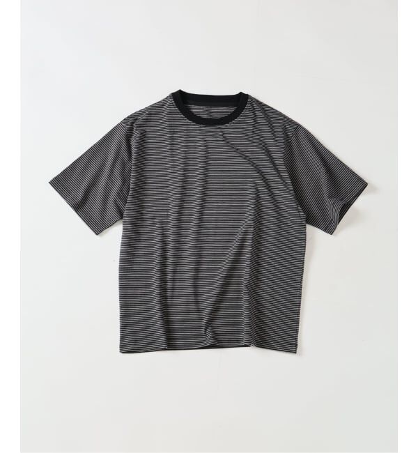 JOURNAL STANDARD relume「《予約》マイクロ マルチボーダー Tシャツ」|Tシャツ・カットソー|ブラック