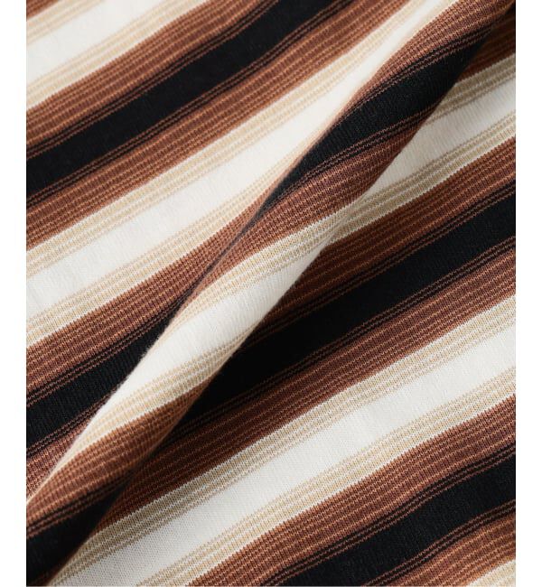 JOURNAL STANDARD relume「《予約》マイクロ マルチボーダー Tシャツ」|Tシャツ・カットソー|