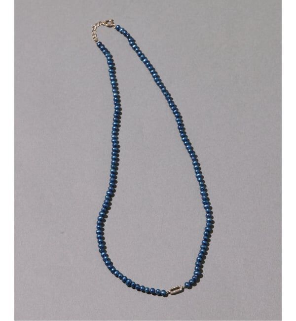 Lilas by Spick&Span「インディゴパール3mmサークルダイヤネックレス K10」|ネックレス|