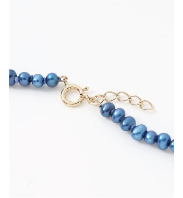 Lilas by Spick&Span「インディゴパール3mmサークルダイヤネックレス K10」|ネックレス|