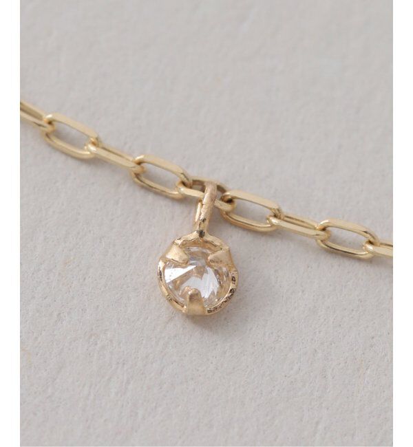 Lilas by Spick&Span「《WEB限定》7ダイヤステーション40cmネックレス K10」|ネックレス|