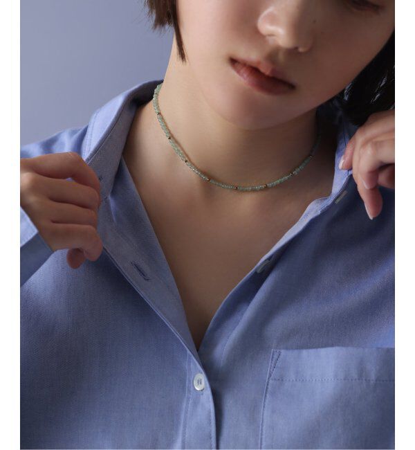 Spick and Span「《予約》【SAMH by LILAS】アベンチュリンネックレス SV」|ネックレス|