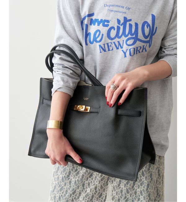 Spick and Span「《追加》VIOLAd&rsquo;ORO / ヴィオラドーロ イタリアンWフェイスレザートートバッグ L」|トートバッグ|