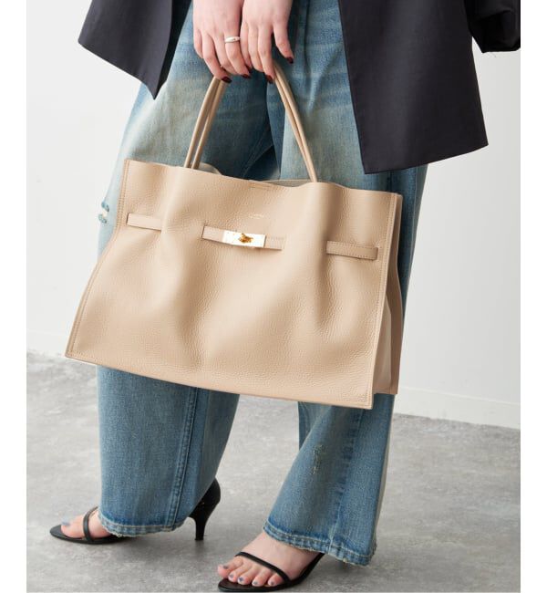 Spick and Span「《追加》VIOLAd&rsquo;ORO / ヴィオラドーロ イタリアンWフェイスレザートートバッグ L」|トートバッグ|