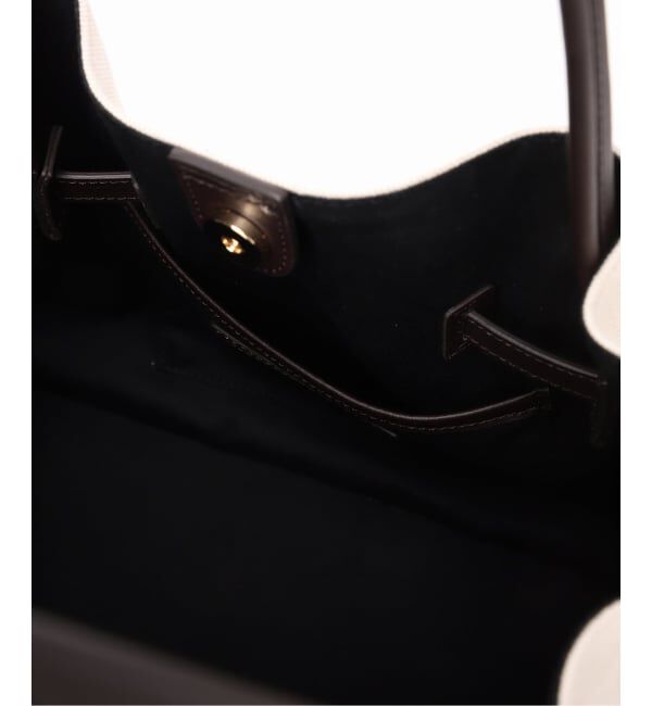 Spick and Span「VIOLAd&rsquo;ORO / ヴィオラドーロ キャンバス*レザートートバッグL*」|トートバッグ|