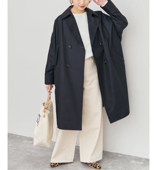 Spick and Span「《新色あり / 追加》TICCA / ティッカ テントトレンチコート」|トレンチコート|ネイビー