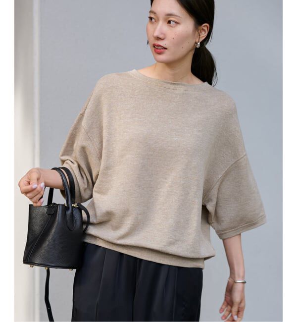 FRAMeWORK「≪WEB先行 / 追加≫LINEN TERRY LOOSEプルオーバー」|Tシャツ・カットソー|