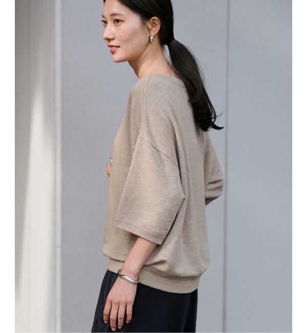FRAMeWORK「≪WEB先行 / 追加≫LINEN TERRY LOOSEプルオーバー」|Tシャツ・カットソー|