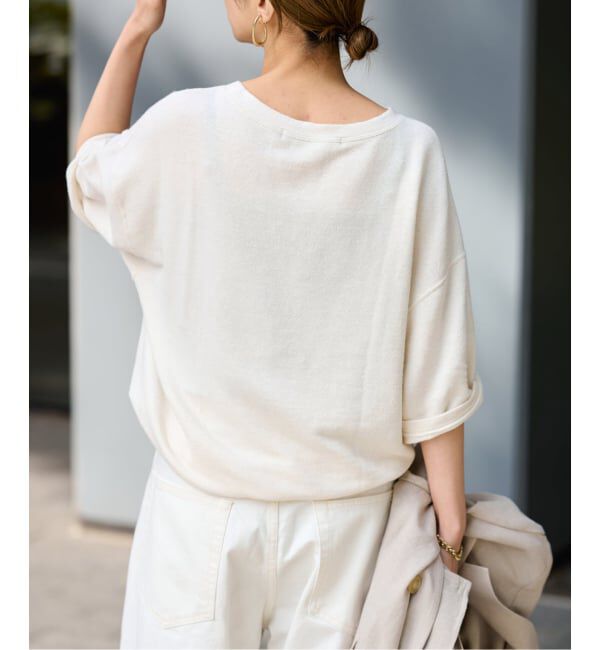 FRAMeWORK「≪WEB先行 / 追加≫LINEN TERRY LOOSEプルオーバー」|Tシャツ・カットソー|