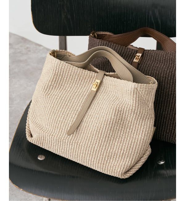 Spick and Span「《WEB限定カラーあり / 追加》VIOLAd&rsquo;ORO / ヴィオラドーロ SANDRO」|トートバッグ|ベージュ A