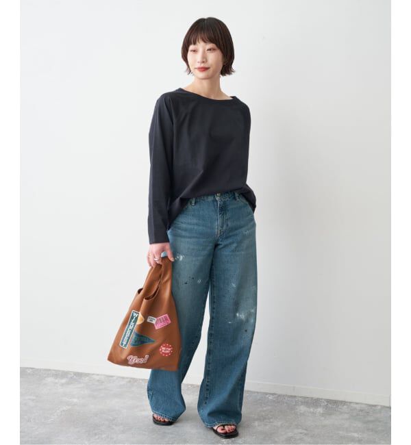 Spick and Span「《WEB限定 / 追加》ボートネックバックタックプルオーバー」|Tシャツ・カットソー|