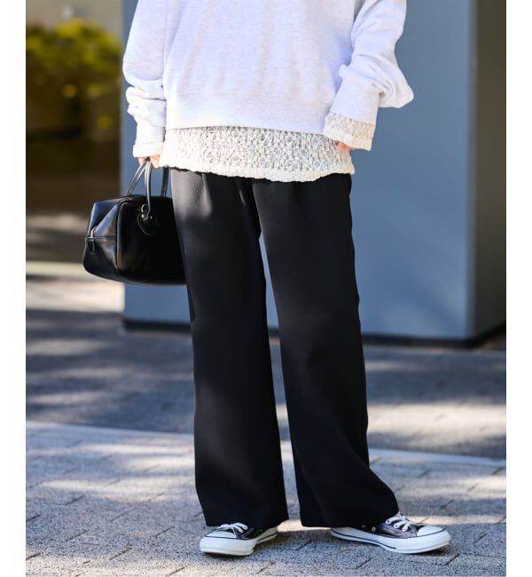 FRAMeWORK「≪洗える / 追加≫ライトダブルクロスイージースラックス2」|スラックス|