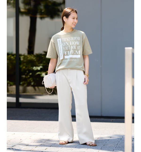 FRAMeWORK「≪洗える / 追加≫ライトダブルクロスイージースラックス2」|スラックス|