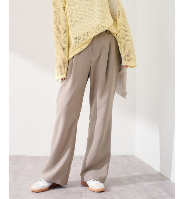 FRAMeWORK「≪洗える / 追加≫ライトダブルクロスイージースラックス2」|スラックス|