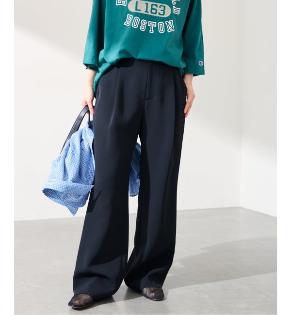 FRAMeWORK「≪洗える / 追加≫ライトダブルクロスイージースラックス2」|スラックス|