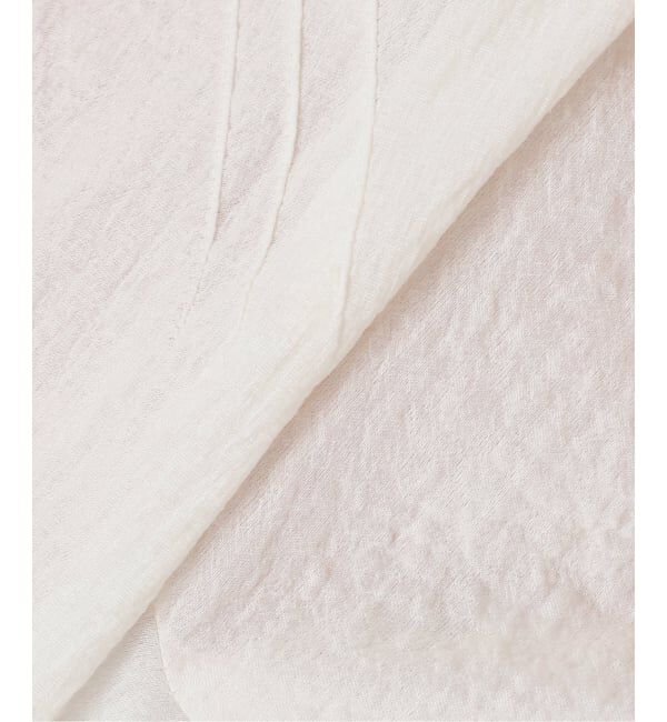 NOBLE「《WEB限定追加予約》【洗える】シアーノイズジャガードブラウス」|シャツ・ブラウス|