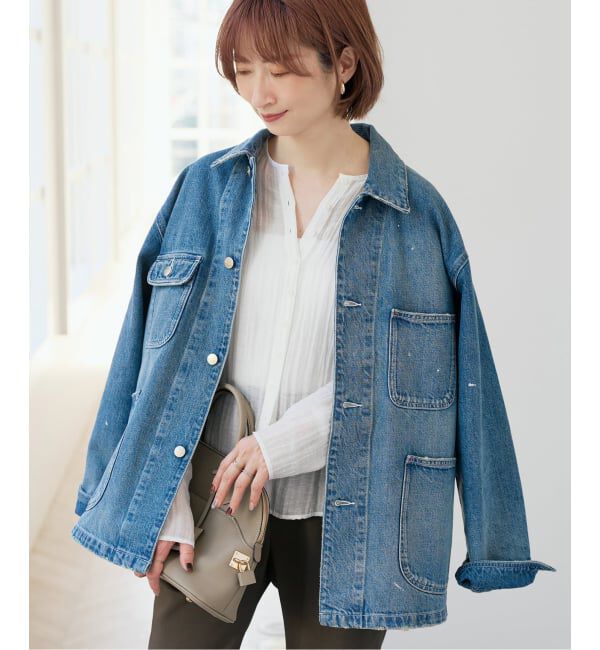 Spick and Span「クレープクルーネックブラウス」|シャツ・ブラウス|