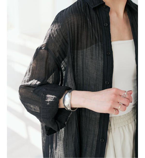 Spick and Span「クレープルーズシャツ」|シャツ・ブラウス|