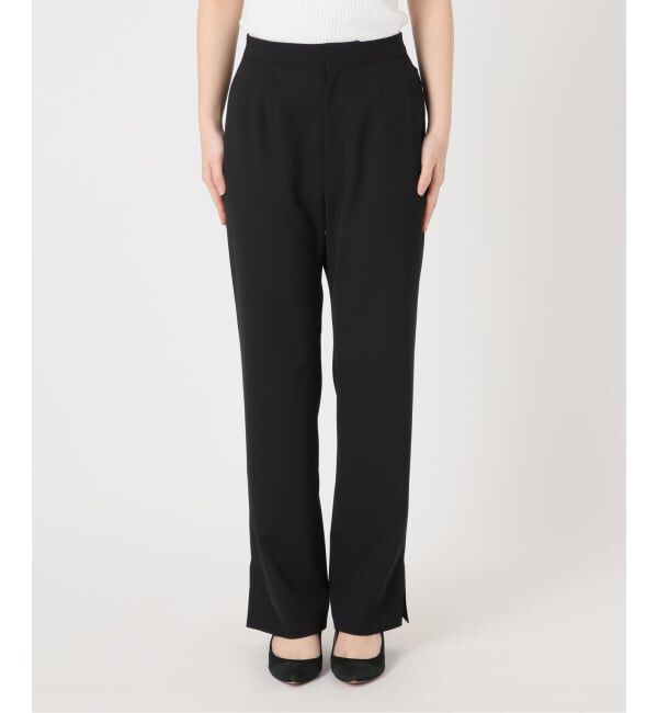 Spick and Span「ストレッチサイドスリットパンツ」|スラックス|