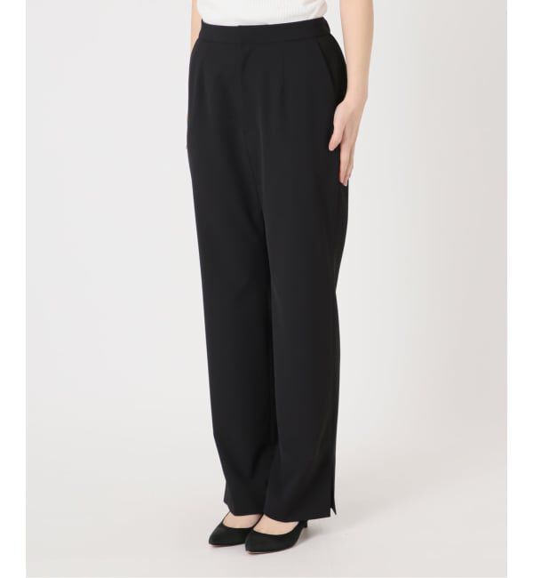 Spick and Span「ストレッチサイドスリットパンツ」|スラックス|