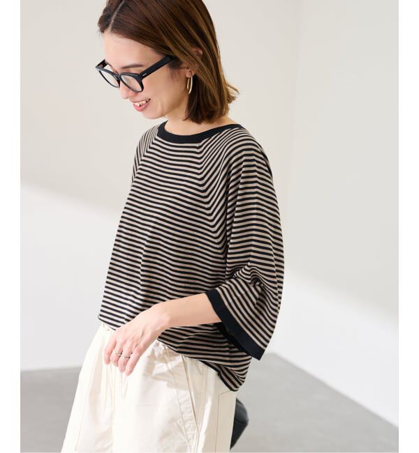 FRAMeWORK「18G天竺ニットT-SHIRT」|ニット・セーター|