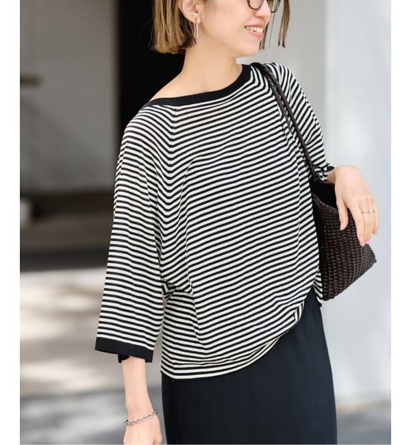 FRAMeWORK「18G天竺ニットT-SHIRT」|ニット・セーター|ホワイト