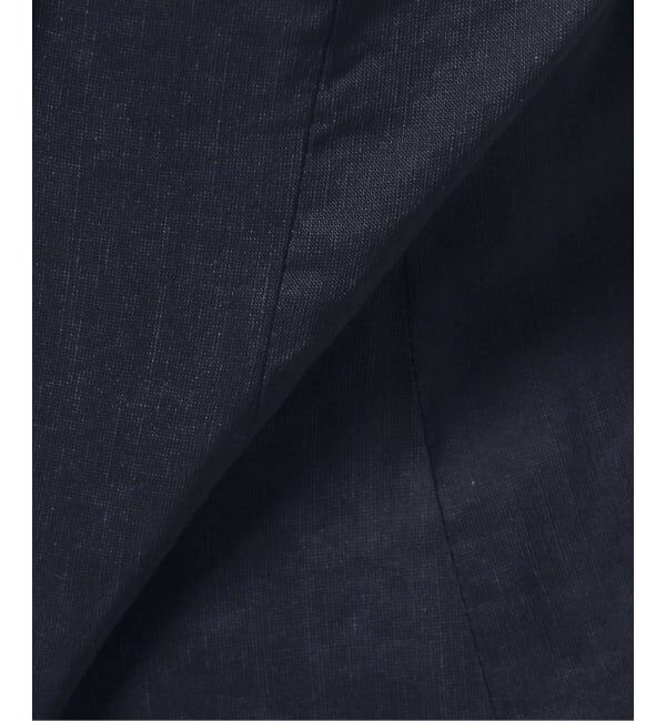 NOBLE「ELENI/エルニ ラスターストレッチジャケット」|ノーカラージャケット|