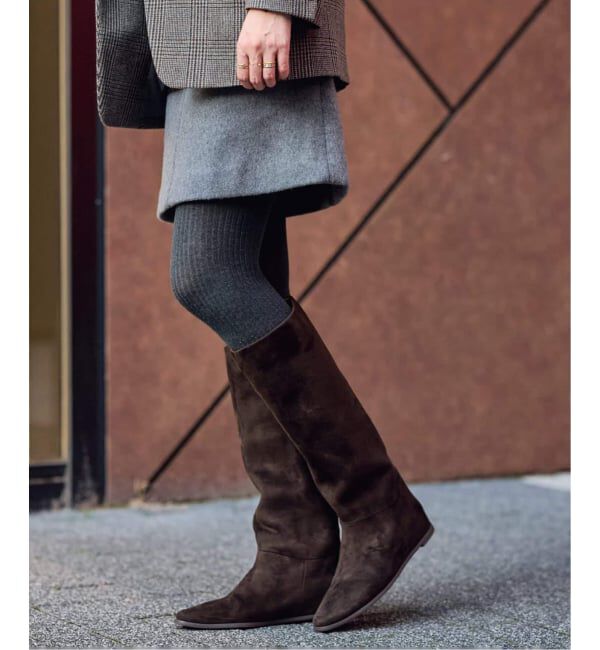  「《追加5》2cmワイドシャフトロングブーツ」|ロングブーツ|
