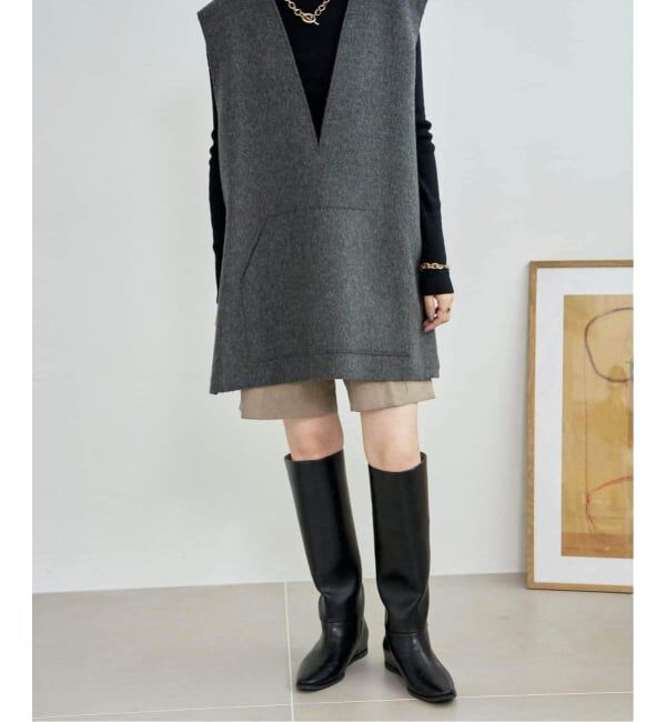  「《追加5》2cmワイドシャフトロングブーツ」|ロングブーツ|