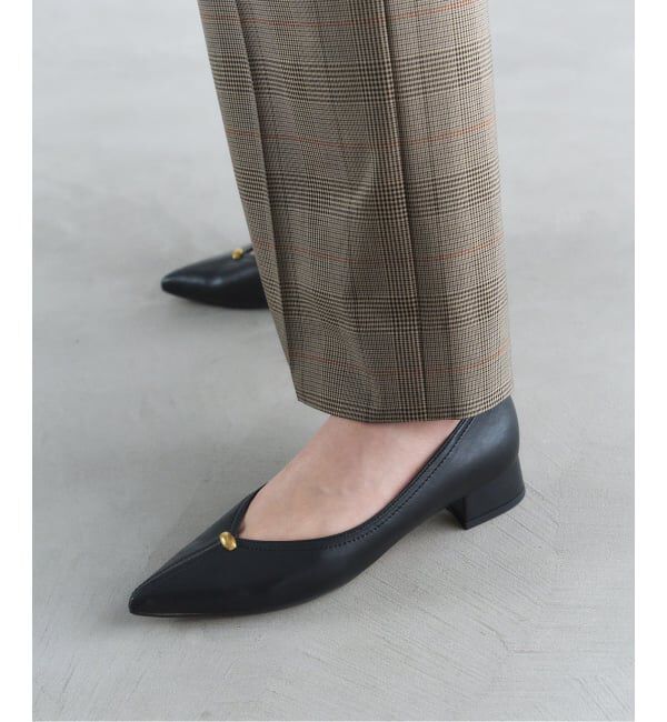  「《追加》3cmVカットメタルパンプス」|パンプス|