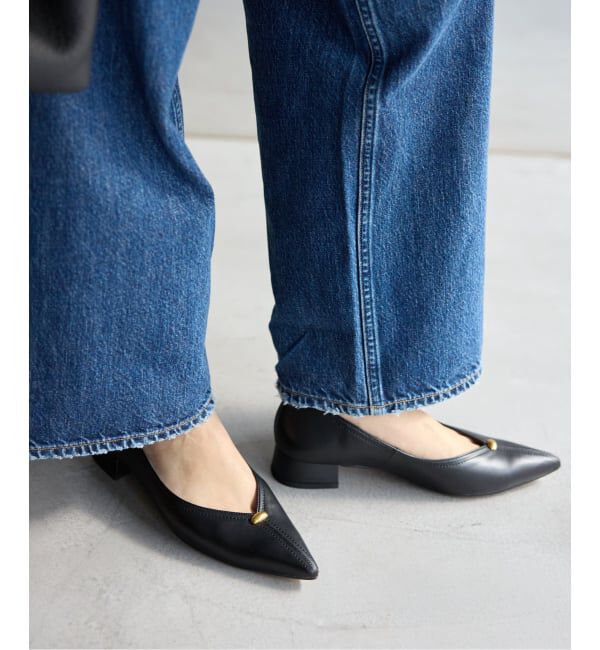  「《追加》3cmVカットメタルパンプス」|パンプス|