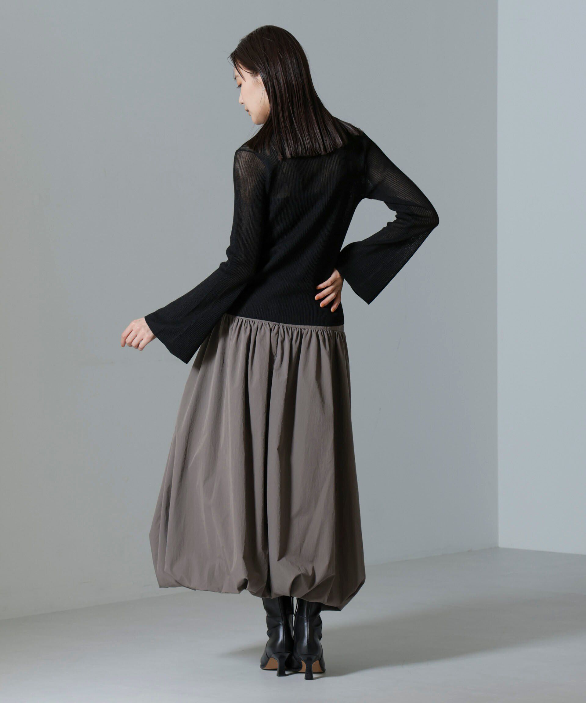nano･universe「タフタバルーンスカート」|スカート|