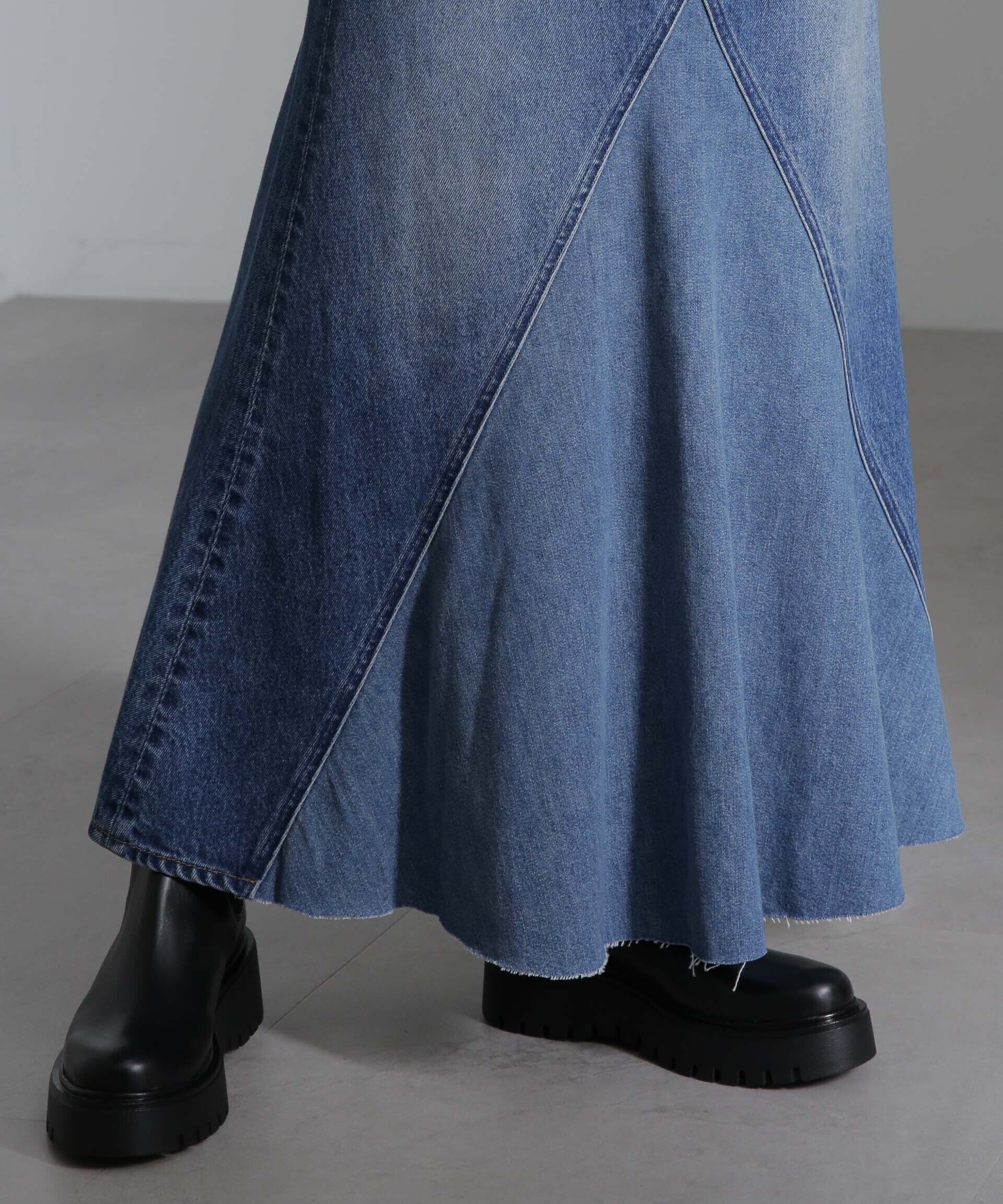 nano･universe「リメイク風2wayナローフレアジャンパースカート」|ワンピース|