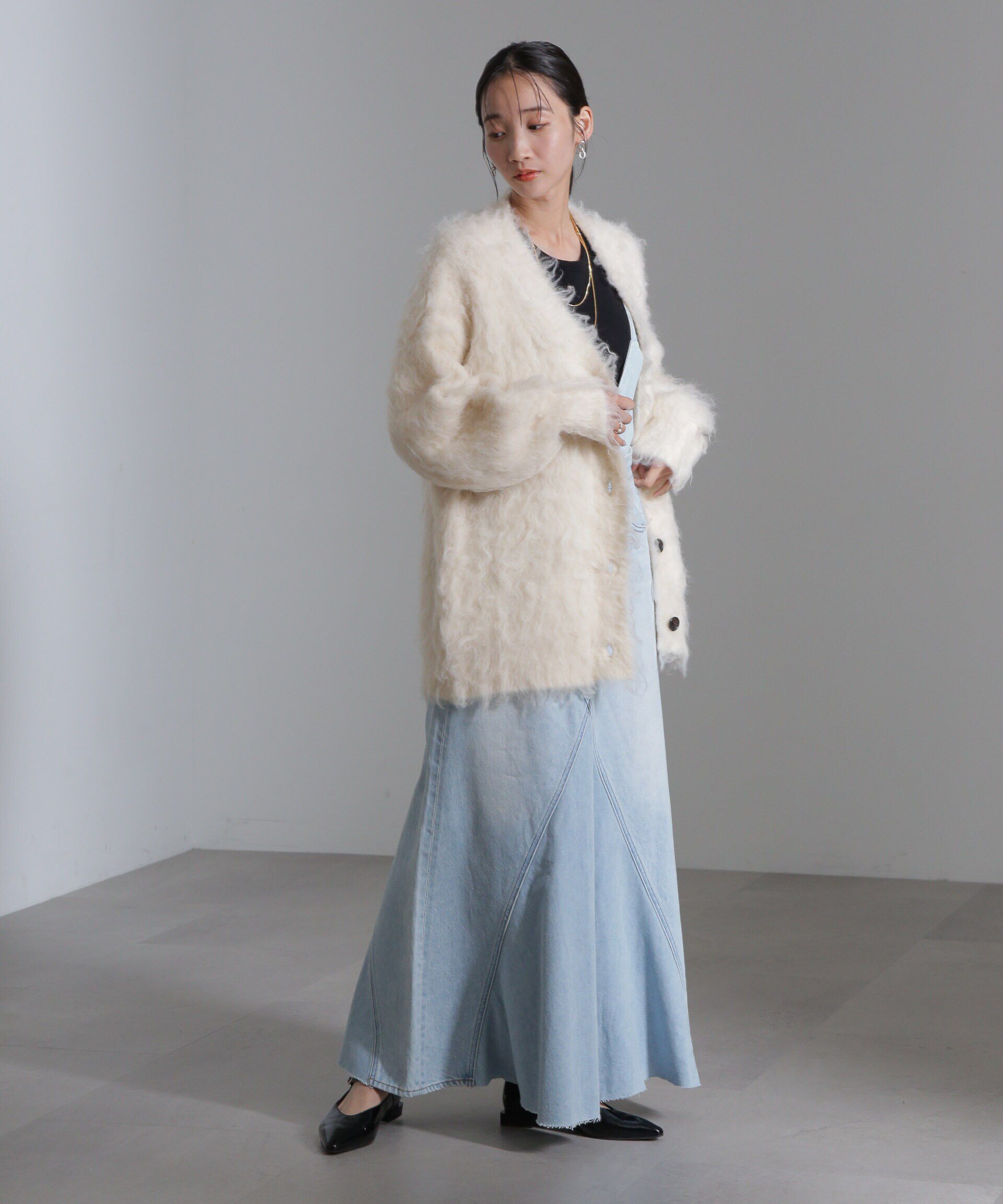 nano･universe「リメイク風2wayナローフレアジャンパースカート」|ワンピース|