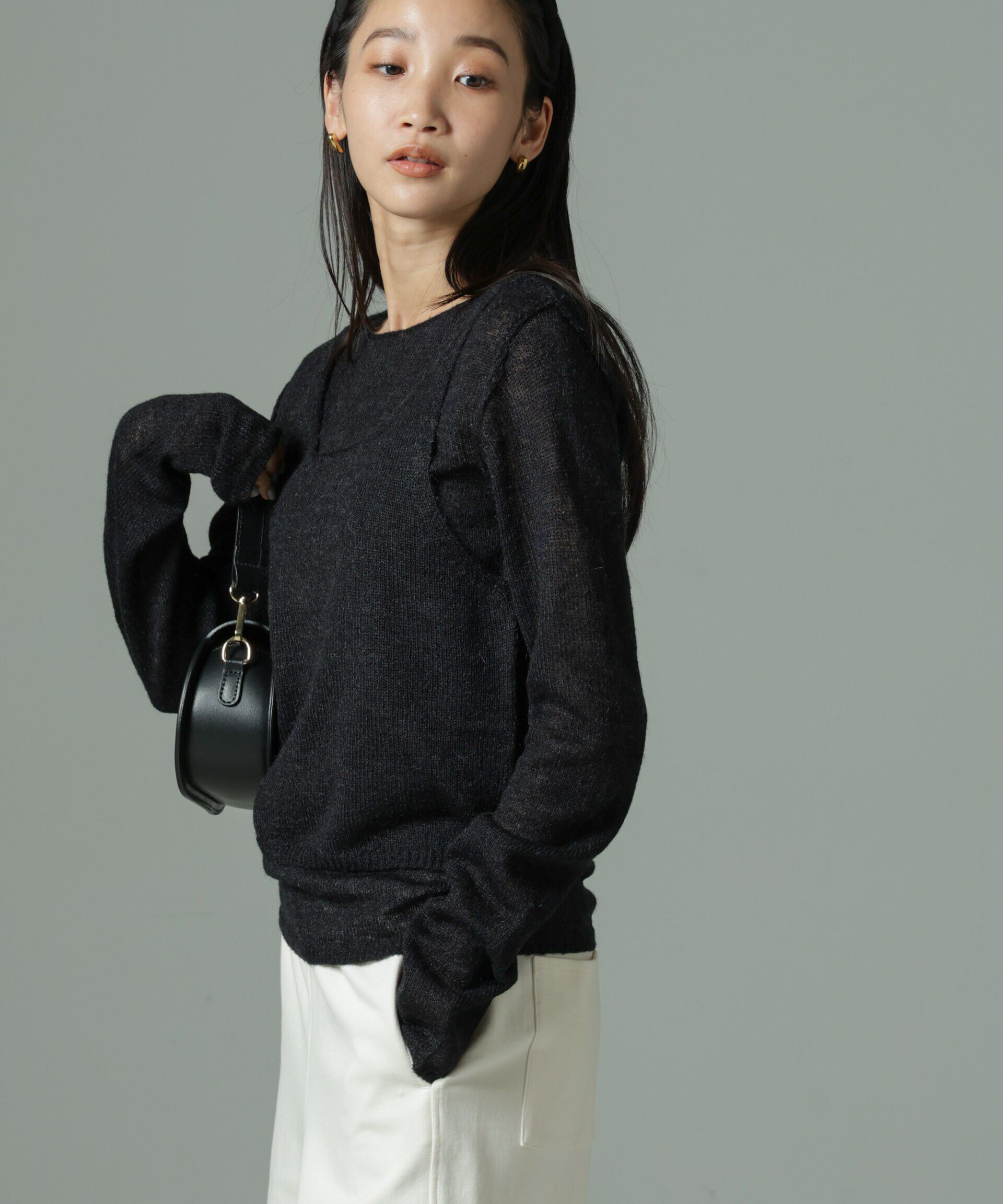 nano･universe「ビスチェセットニット」|ニット・セーター|