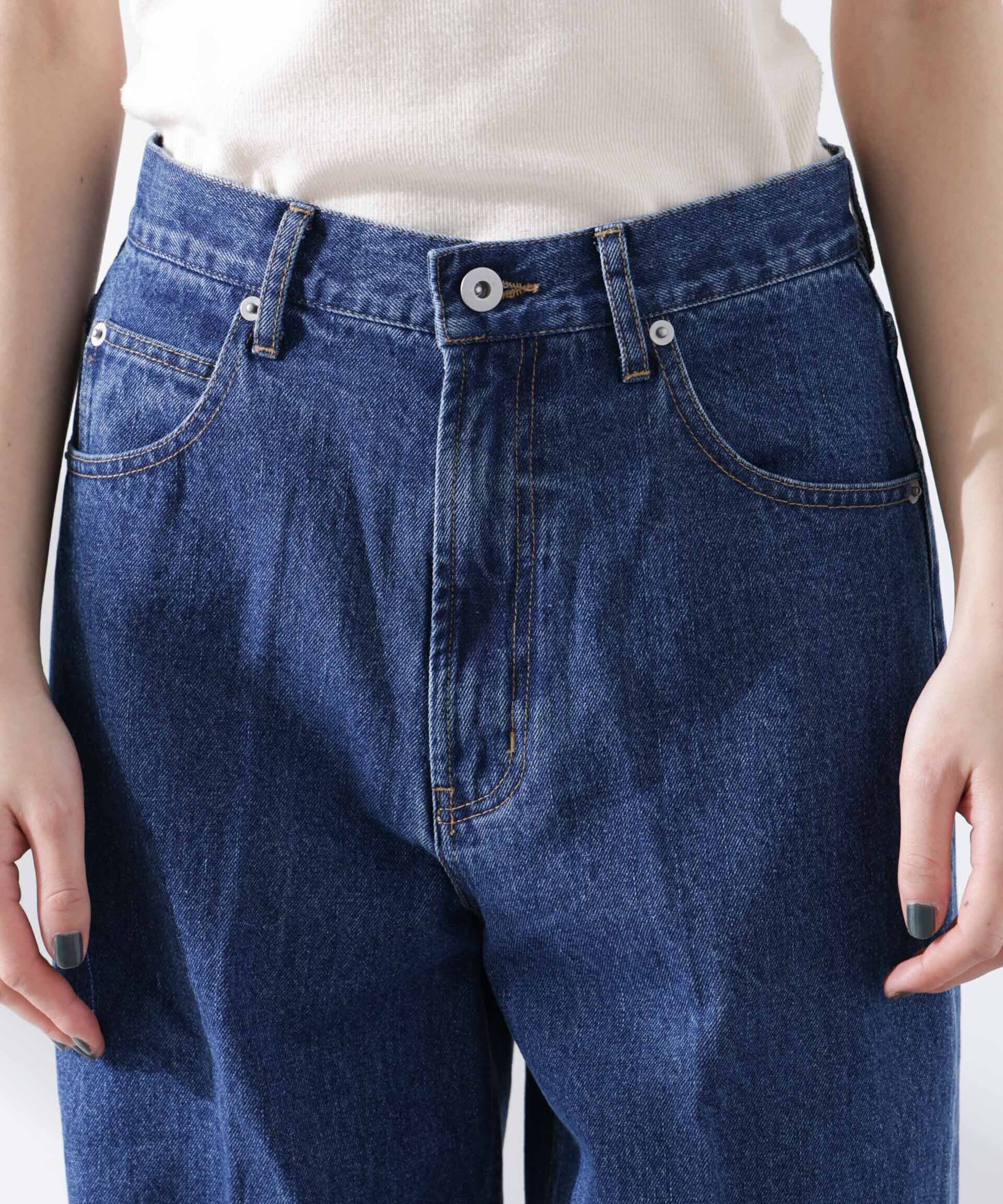 nano･universe「ハイウエストデニム（セットアップ可）」|チノ|