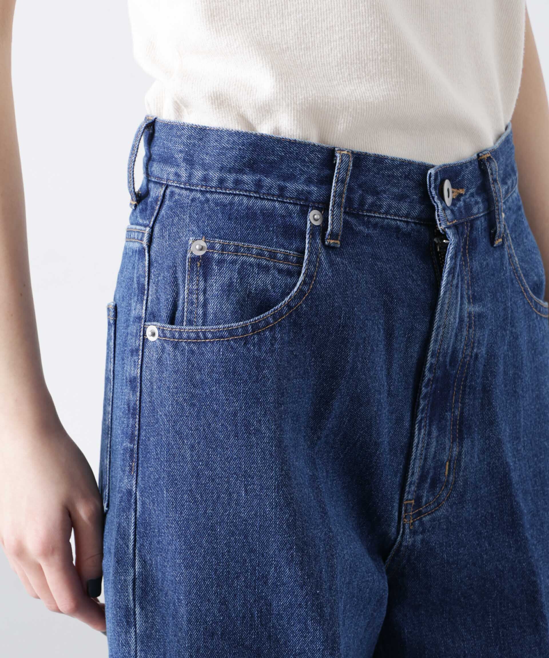 nano･universe「ハイウエストデニム（セットアップ可）」|チノ|