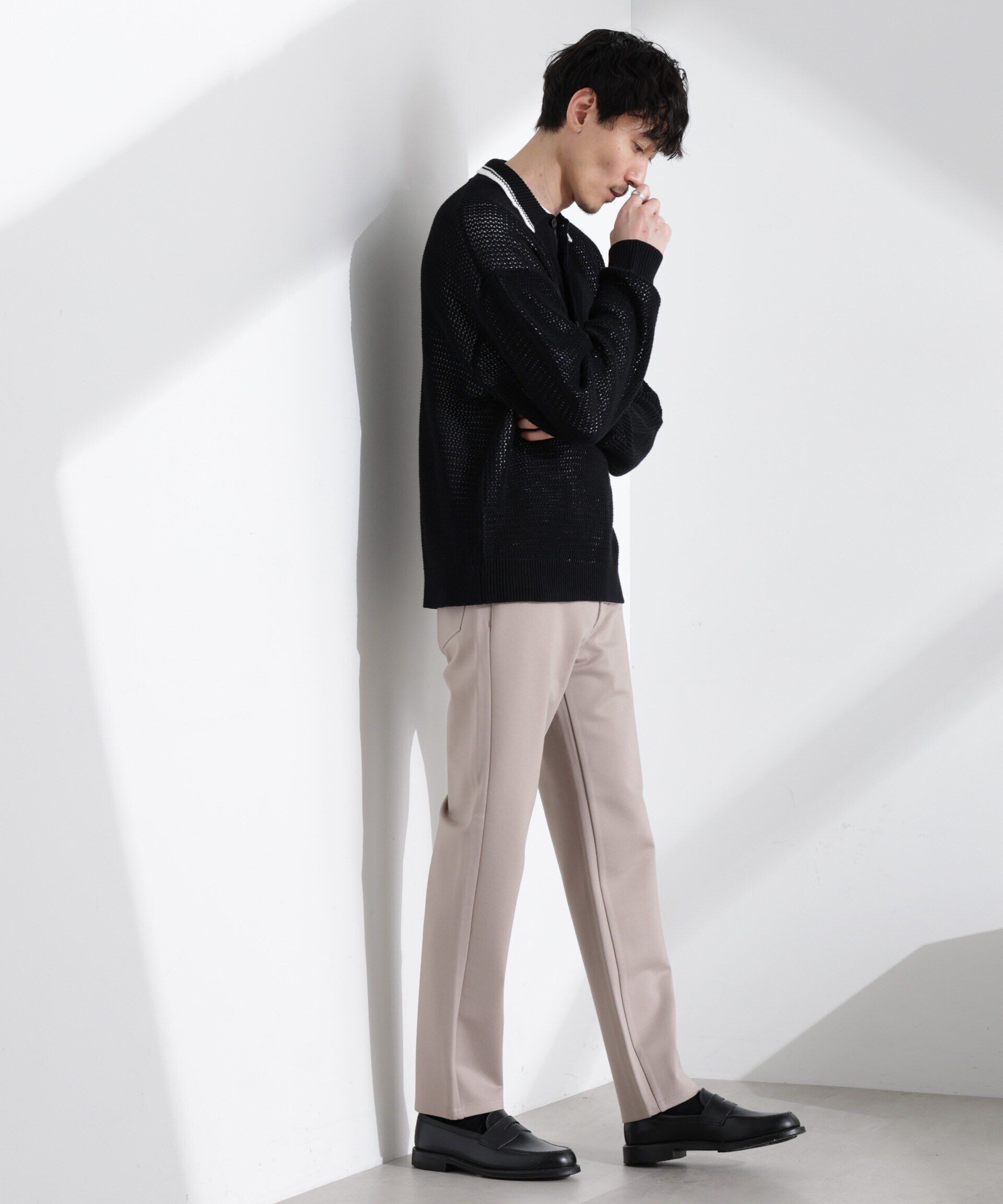 nano･universe「5P テーパードパンツ」|チノ|