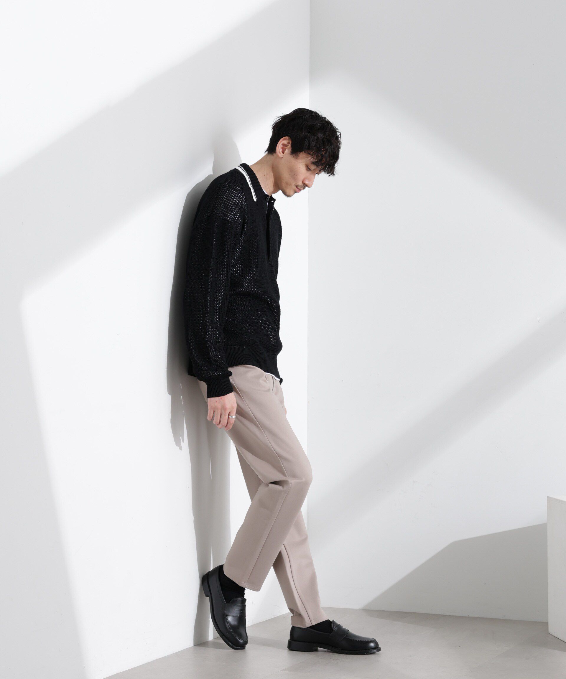 nano･universe「5P テーパードパンツ」|チノ|