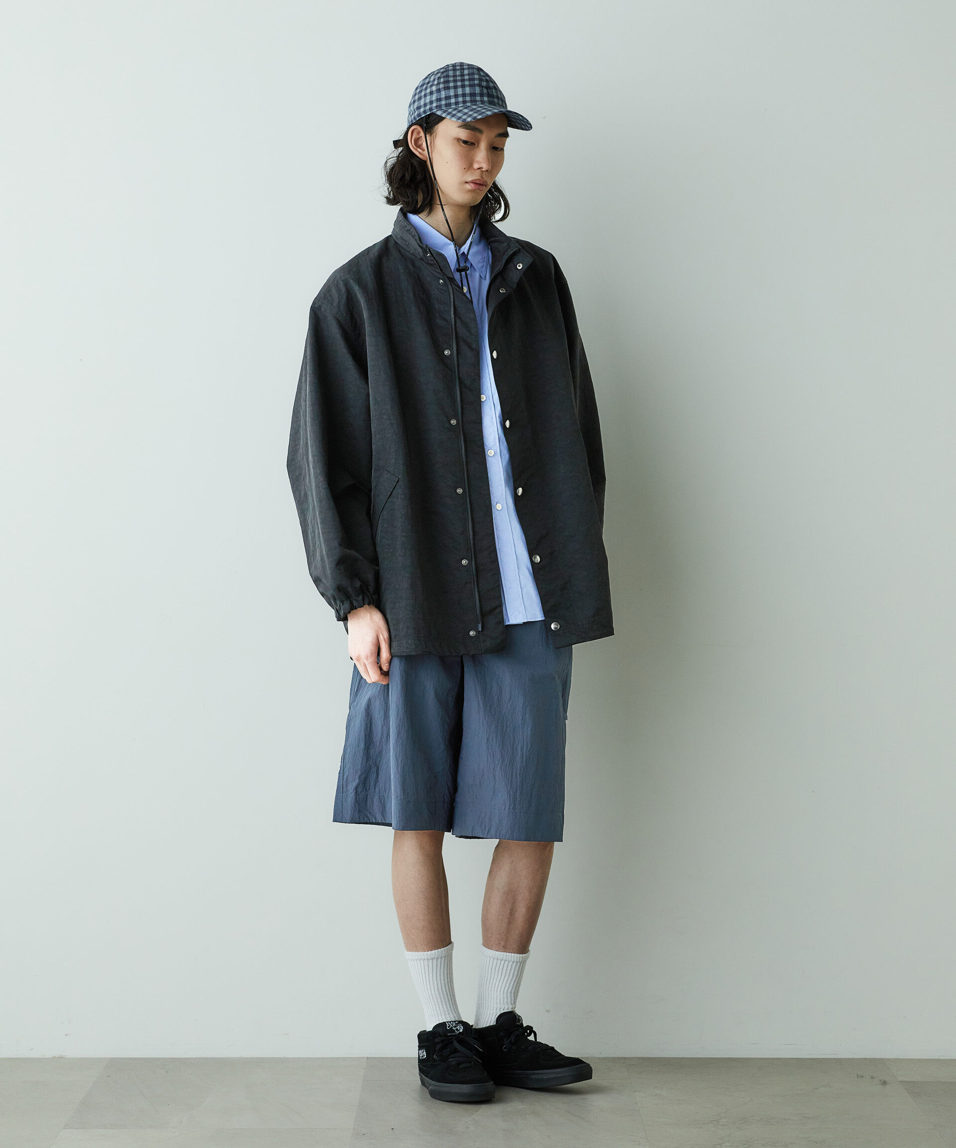 nano･universe「｢HOTEL PALACE｣ｵﾃﾙﾊﾟﾗｽ ﾅｲﾛﾝﾃｯｸﾙｰｽﾞｼﾙｴｯﾄｺｰﾁﾌ」|ブルゾン・スタジャン|