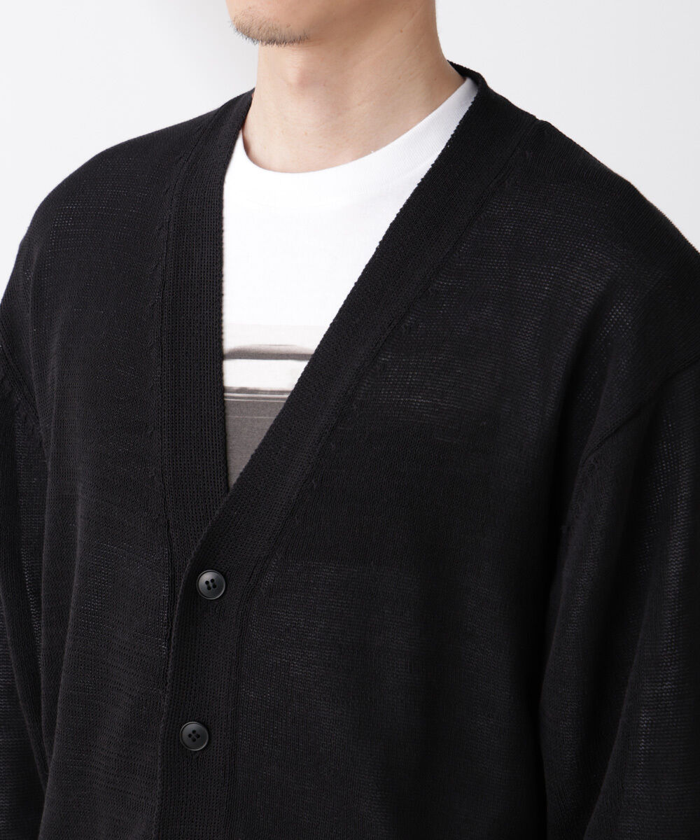 nano･universe「シアーニットカーディガン」|ニット・セーター|