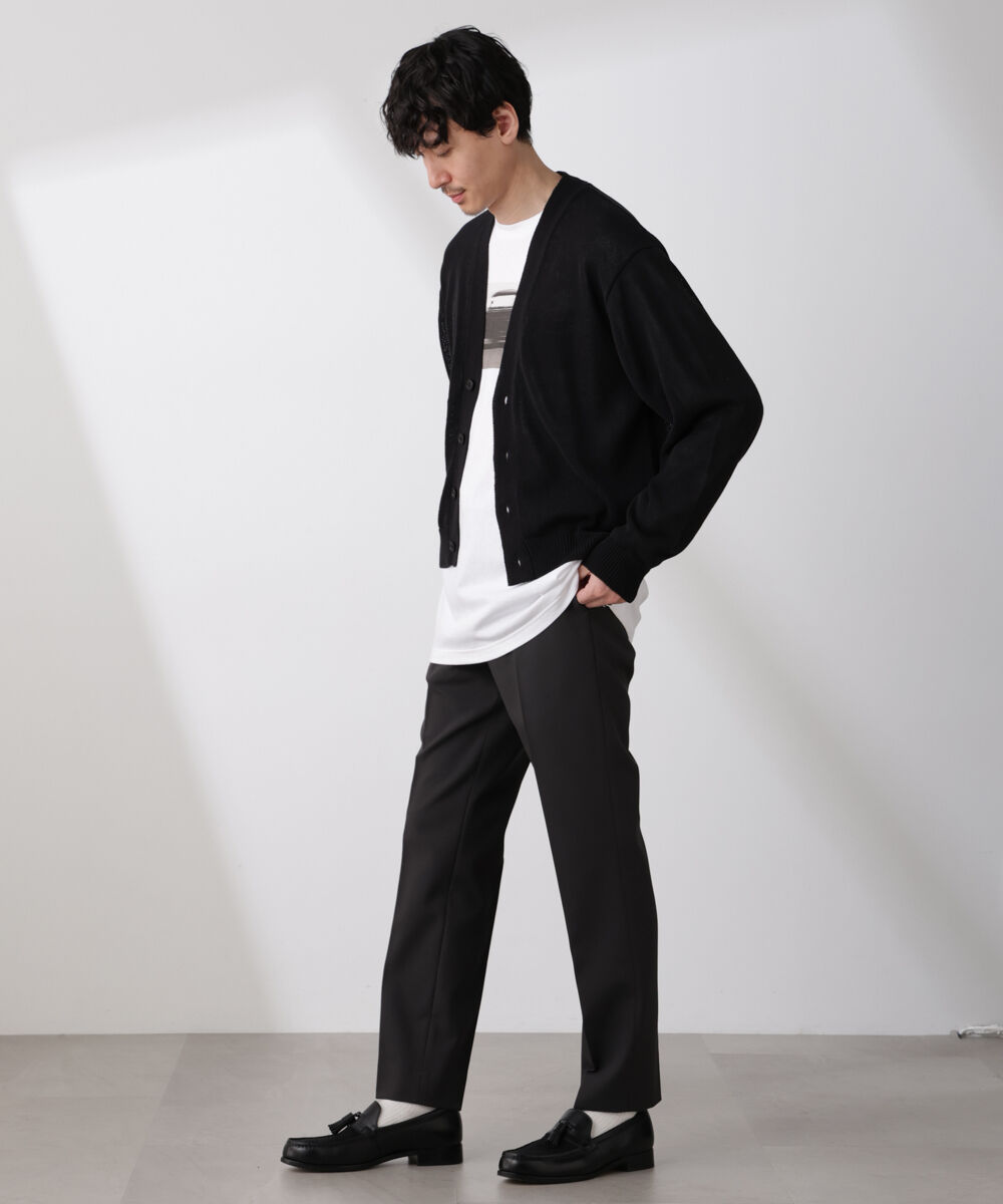 nano･universe「シアーニットカーディガン」|ニット・セーター|