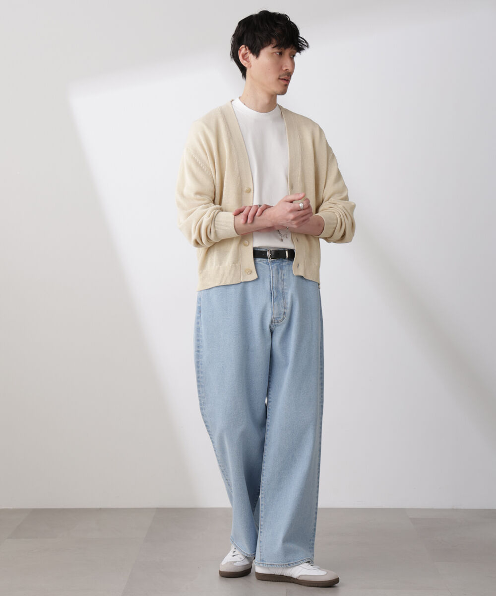 nano･universe「シアーニットカーディガン」|ニット・セーター|